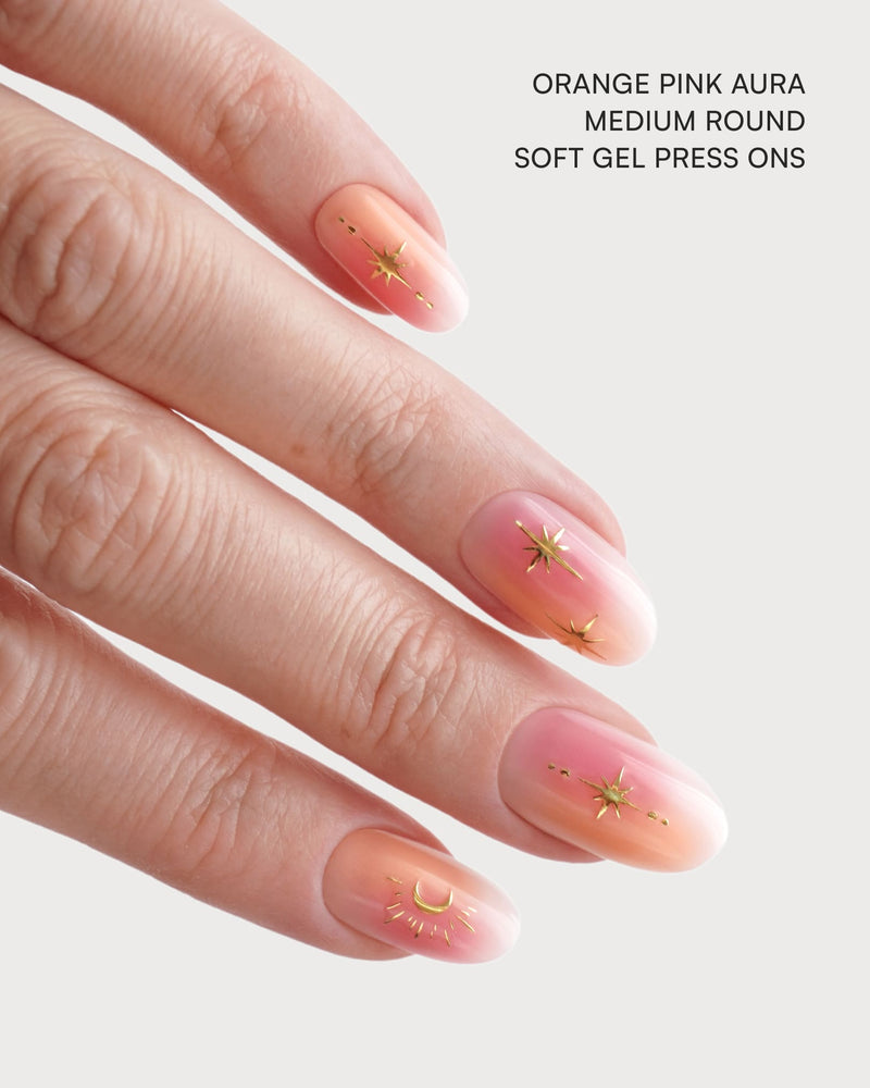Stickers pour ongles Golden Hour