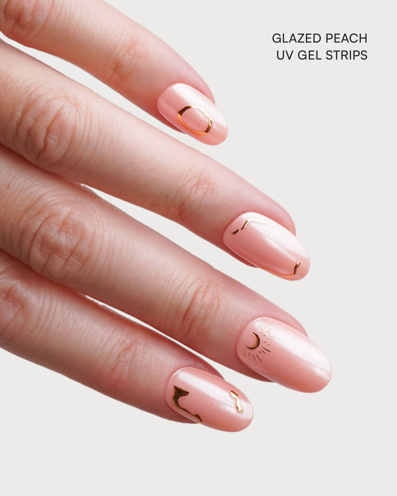 Stickers pour ongles Golden Hour
