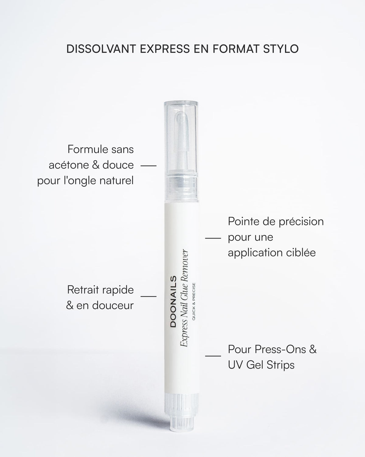 Dissolvant pour Colle à Ongles