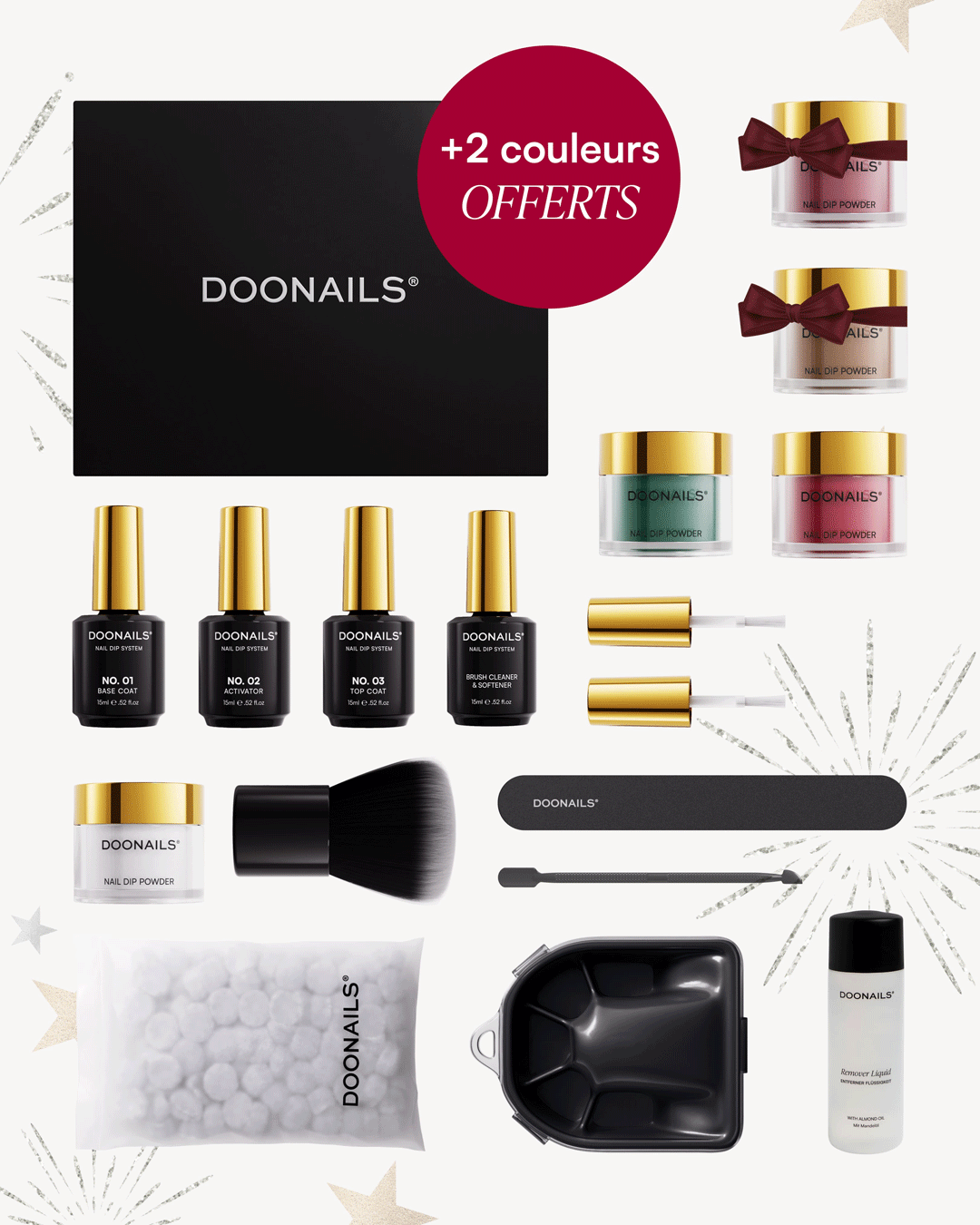 Kit de démarrage du Nouvel An - Dipping Powder