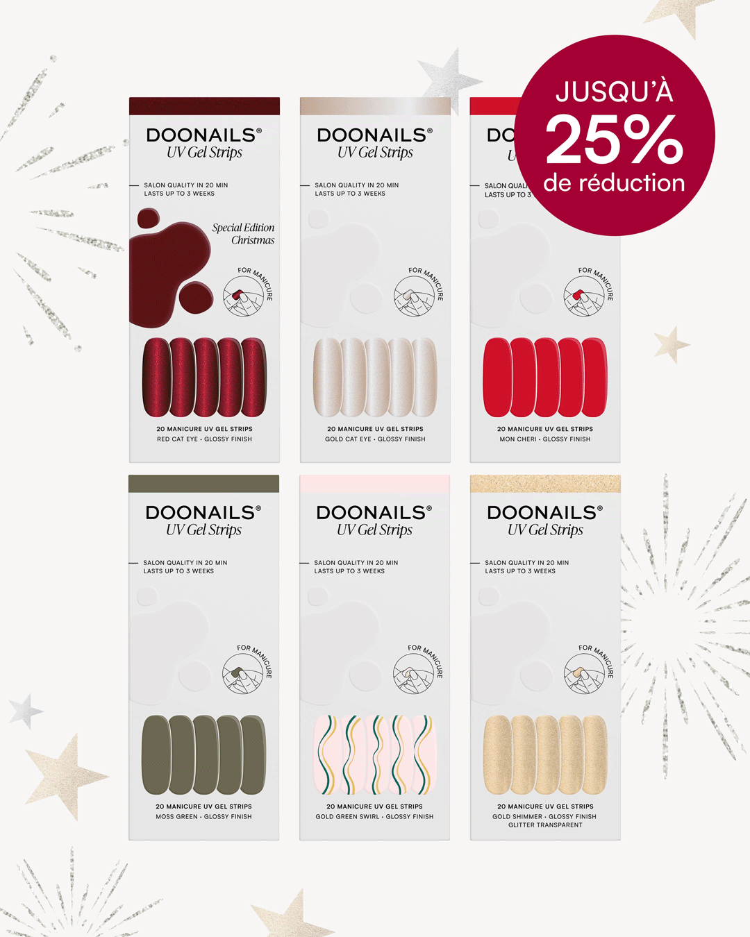 Pack couleurs avantageux - Bandes en Gel