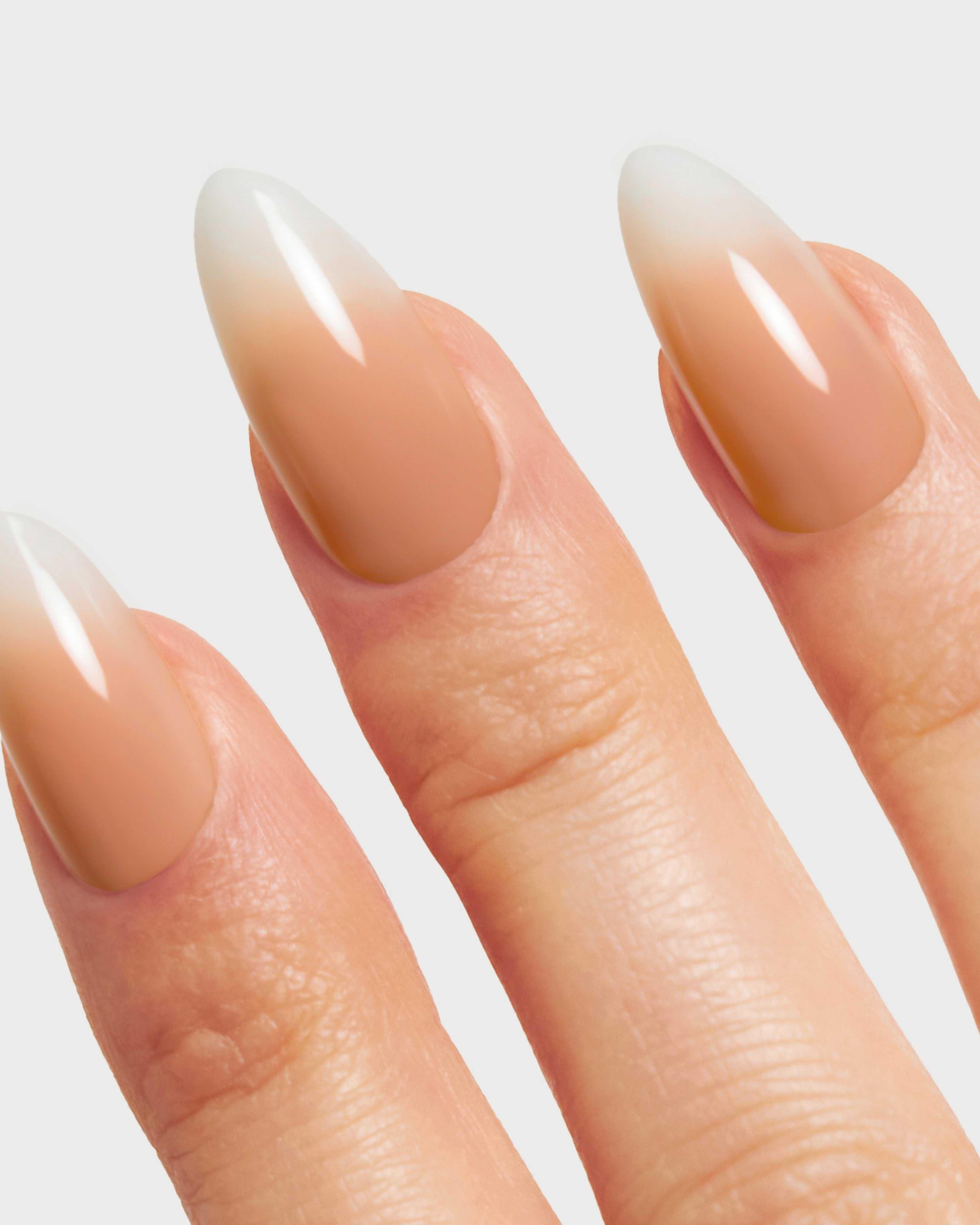 Babyboomer Moyenne Amande Press Ons en Gel Souple