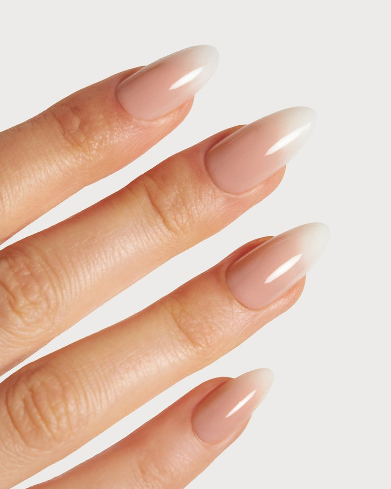 Babyboomer Moyenne Amande Press Ons en Gel Souple