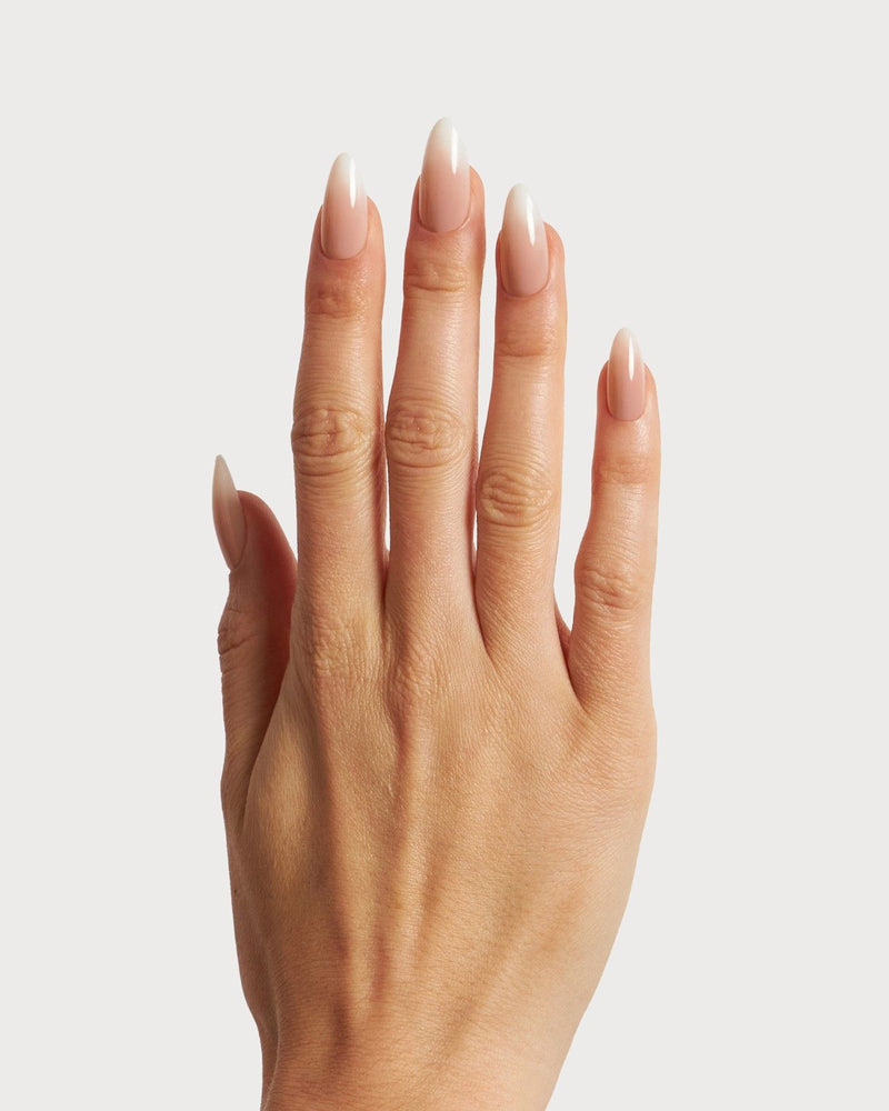 Babyboomer Moyenne Amande Press Ons en Gel Souple