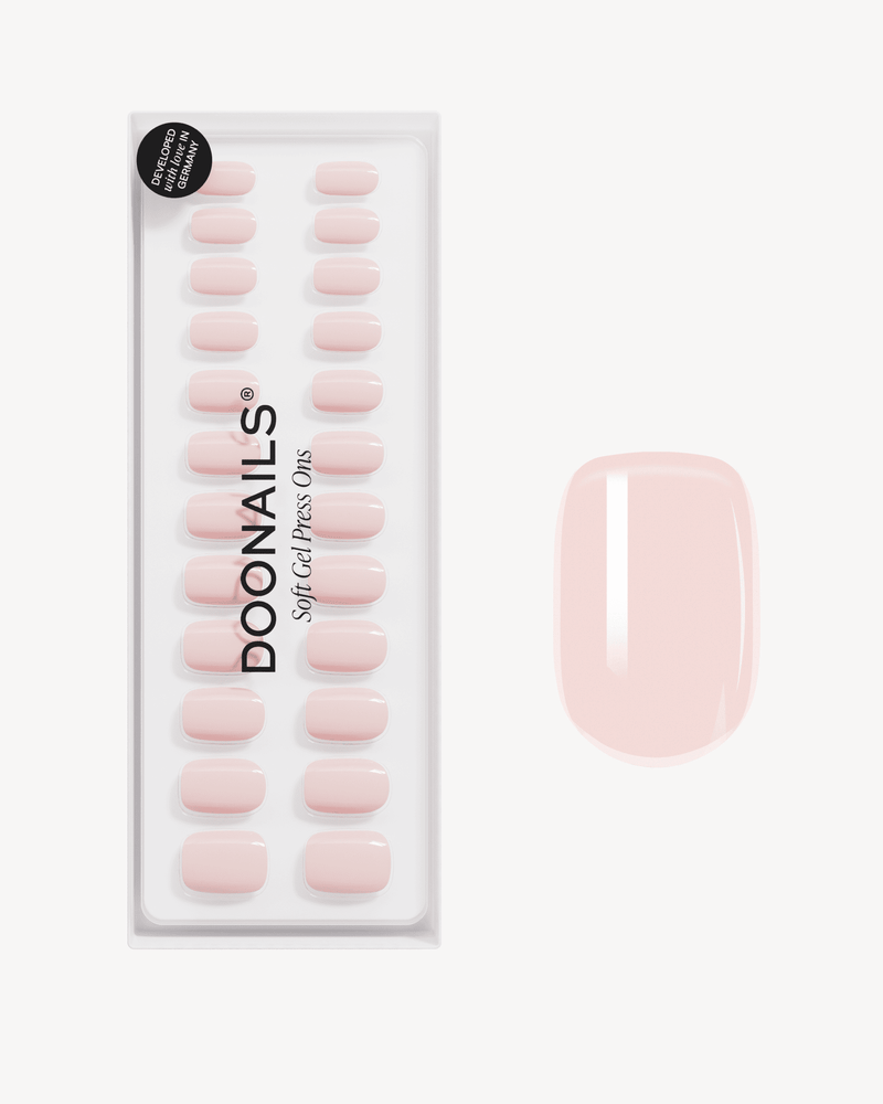 Ballerina Extra Courte Carré Press On en Gel Souple