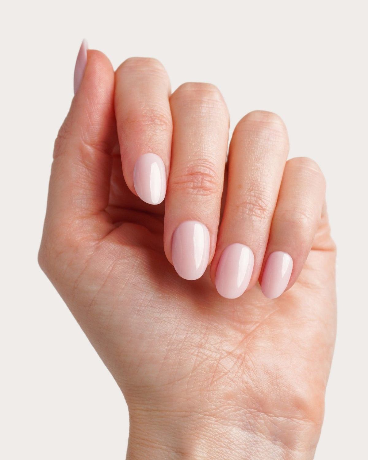 Ballerina Courte Arrondie Press On en Gel Souple