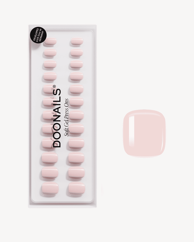 Ballerina Ultra Courte Carré Press On en Gel Souple