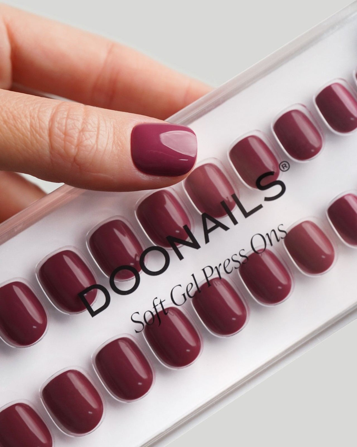 Bubblegum Ultra Courte Carré Press On en Gel Souple