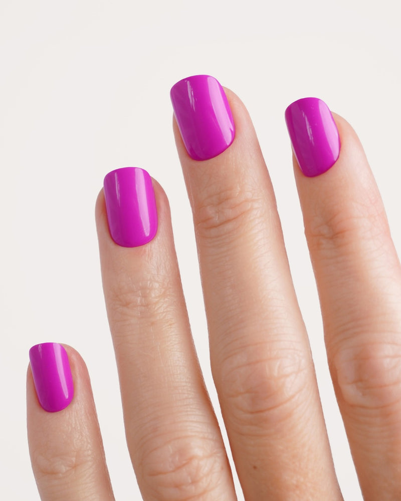 Press Ons en gel souple Dragon Fruit Extra Courte Carré - Doonails France