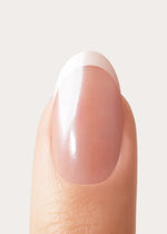 Glazed French Moyenne Arrondie Press On en Gel Souple