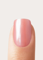 Glazed Peach Extra Courte Carré Press On en Gel Souple
