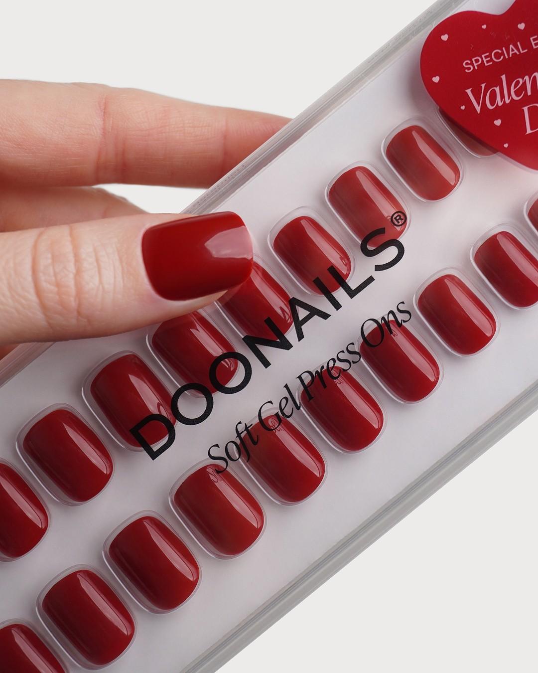 Heartbreaker Extra Courte Carré Press On en Gel Souple