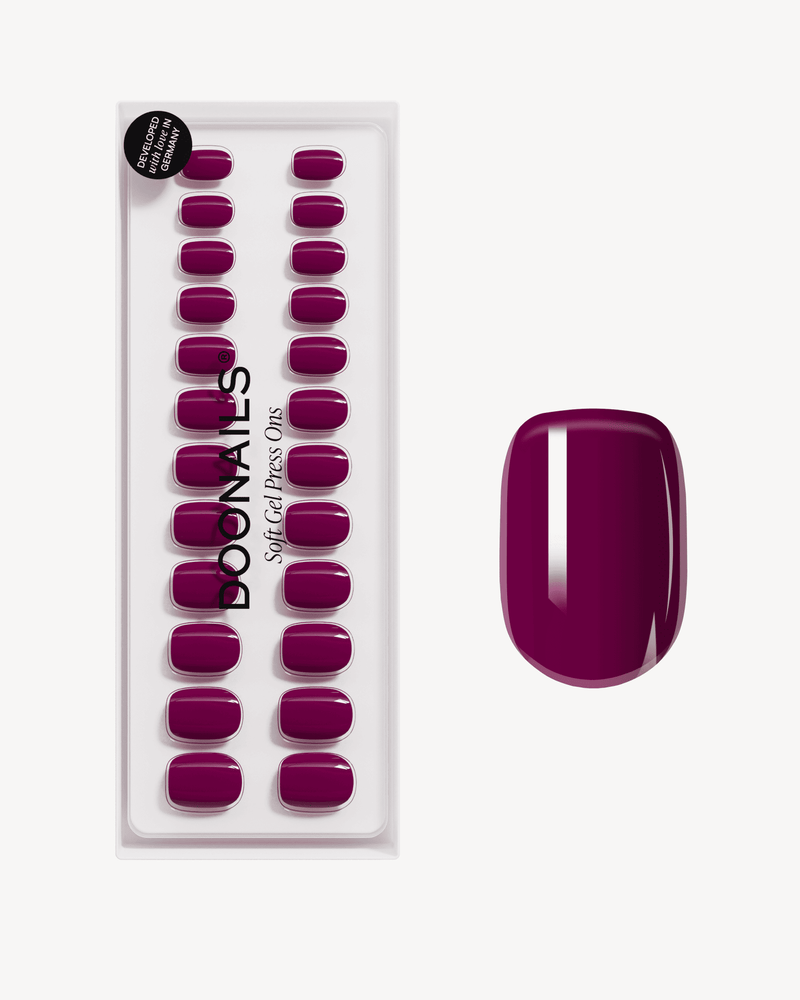 Into You Extra Courte Carré Press On en Gel Souple