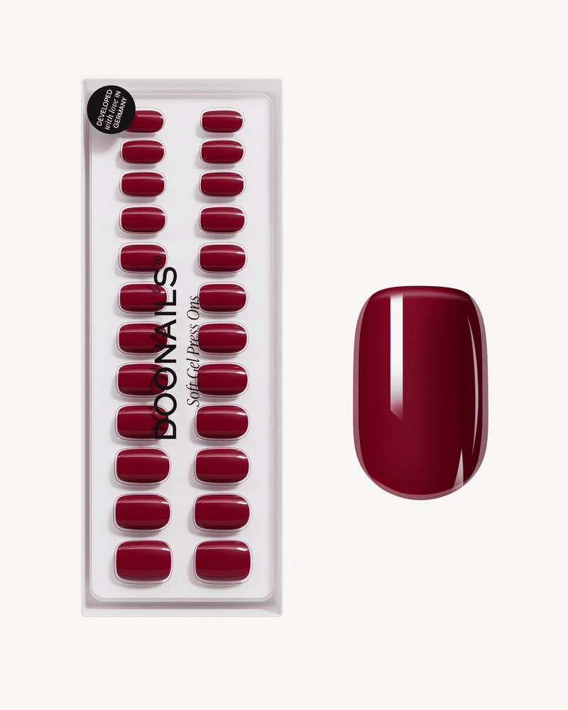 Press Ons en gel souple Love Paris Courte Carré - Doonails France