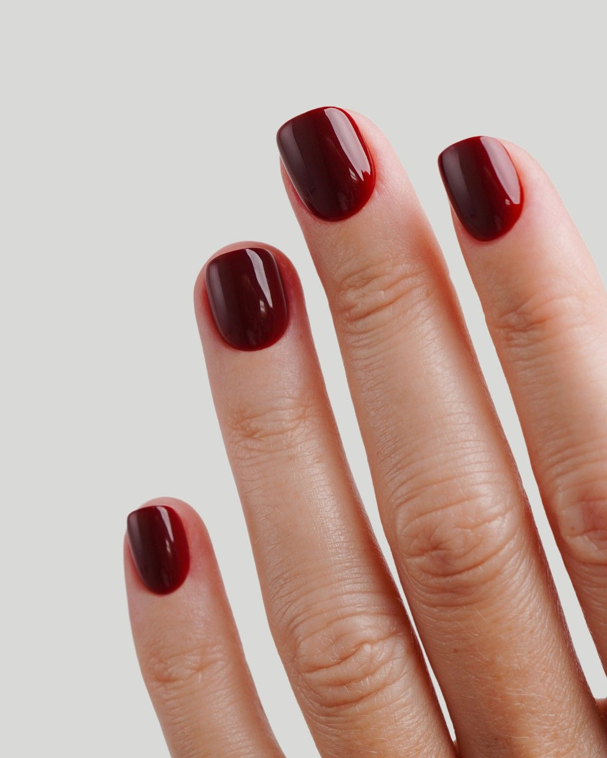 Love Paris Ultra Courte Carré Press On en Gel Souple