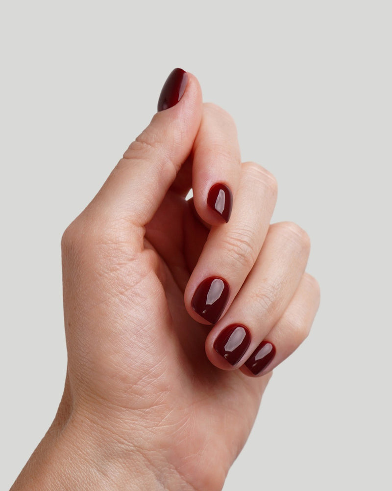 Love Paris Ultra Courte Carré Press On en Gel Souple