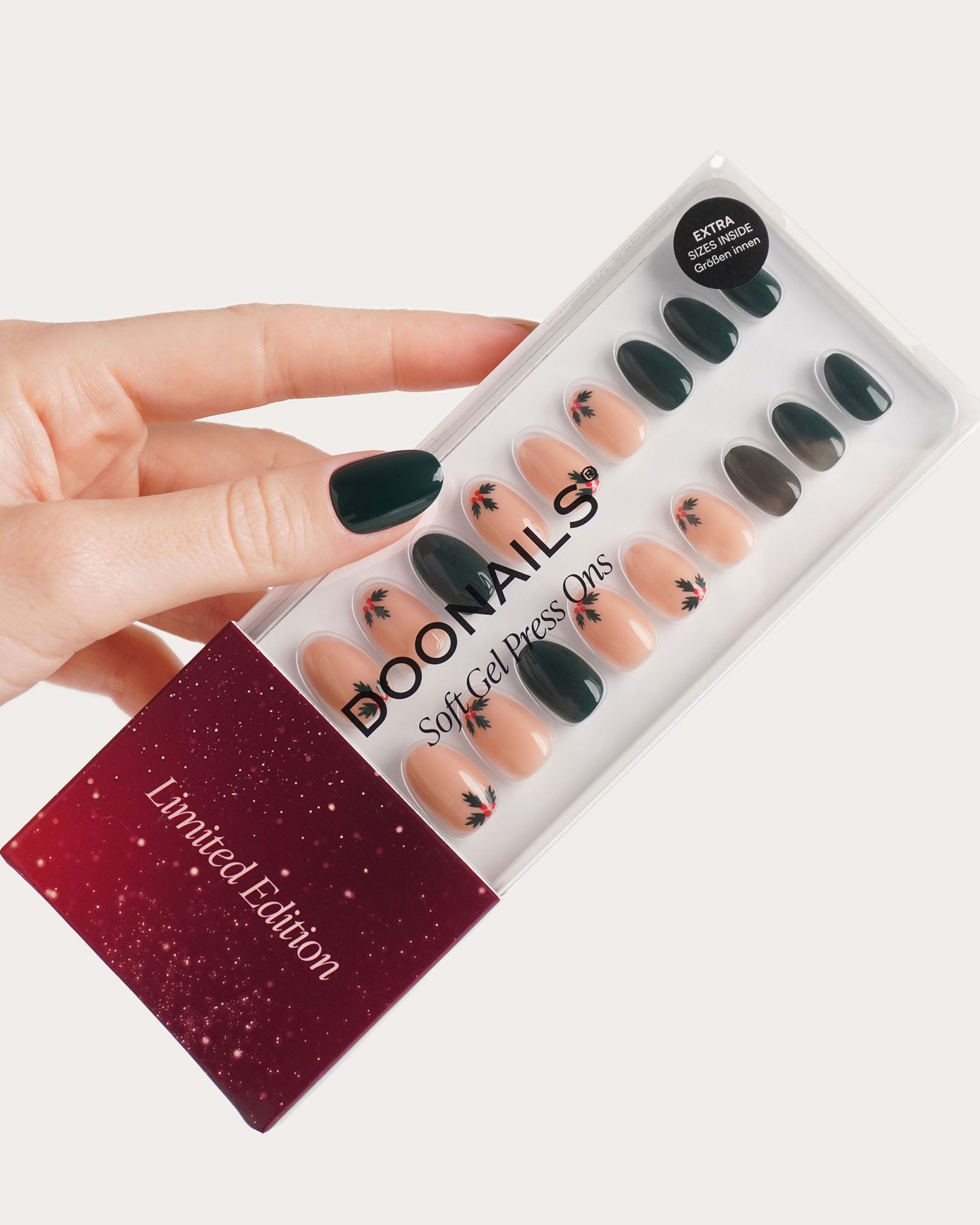 Mistletoe Kiss Limited Edition Soft Gel Press Ons France