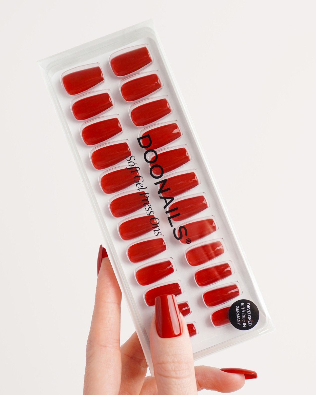 Press Ons en gel souple Mon Cheri Courte Ballerine - Doonails France