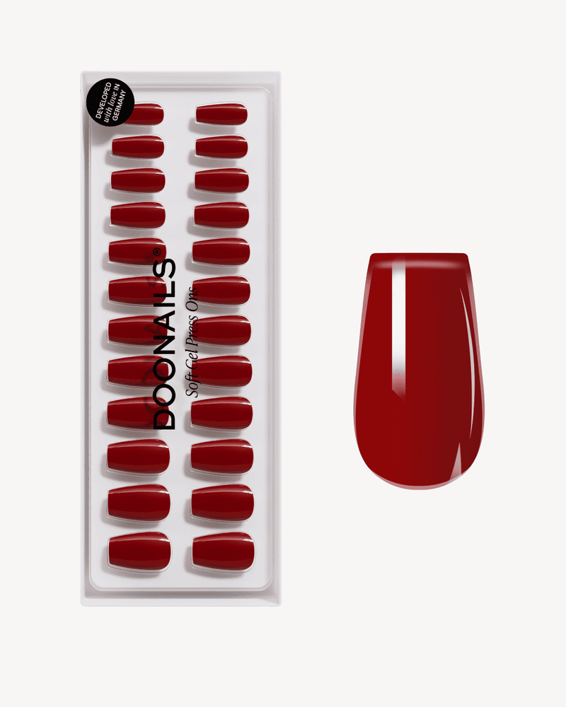 Press Ons en gel souple Mon Cheri Courte Ballerine - Doonails France