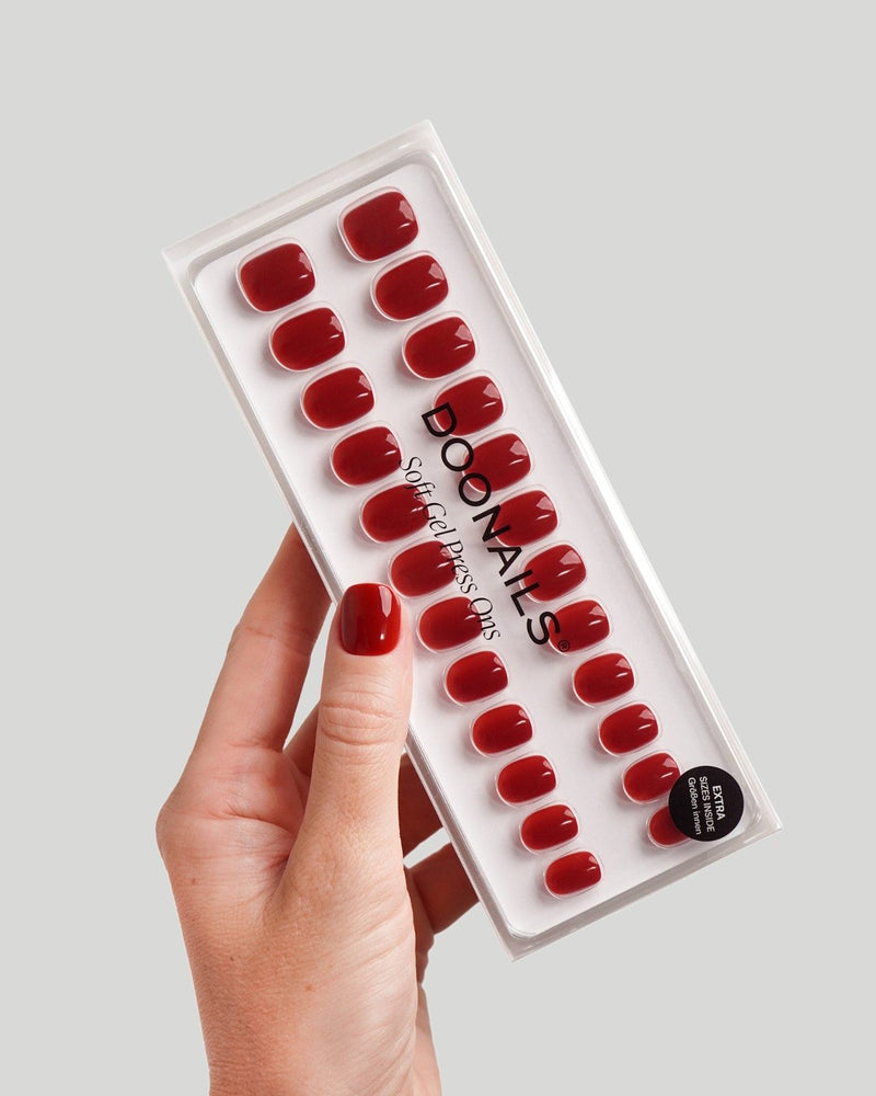 Mon Cheri Ultra Courte Carré Press On en Gel Souple