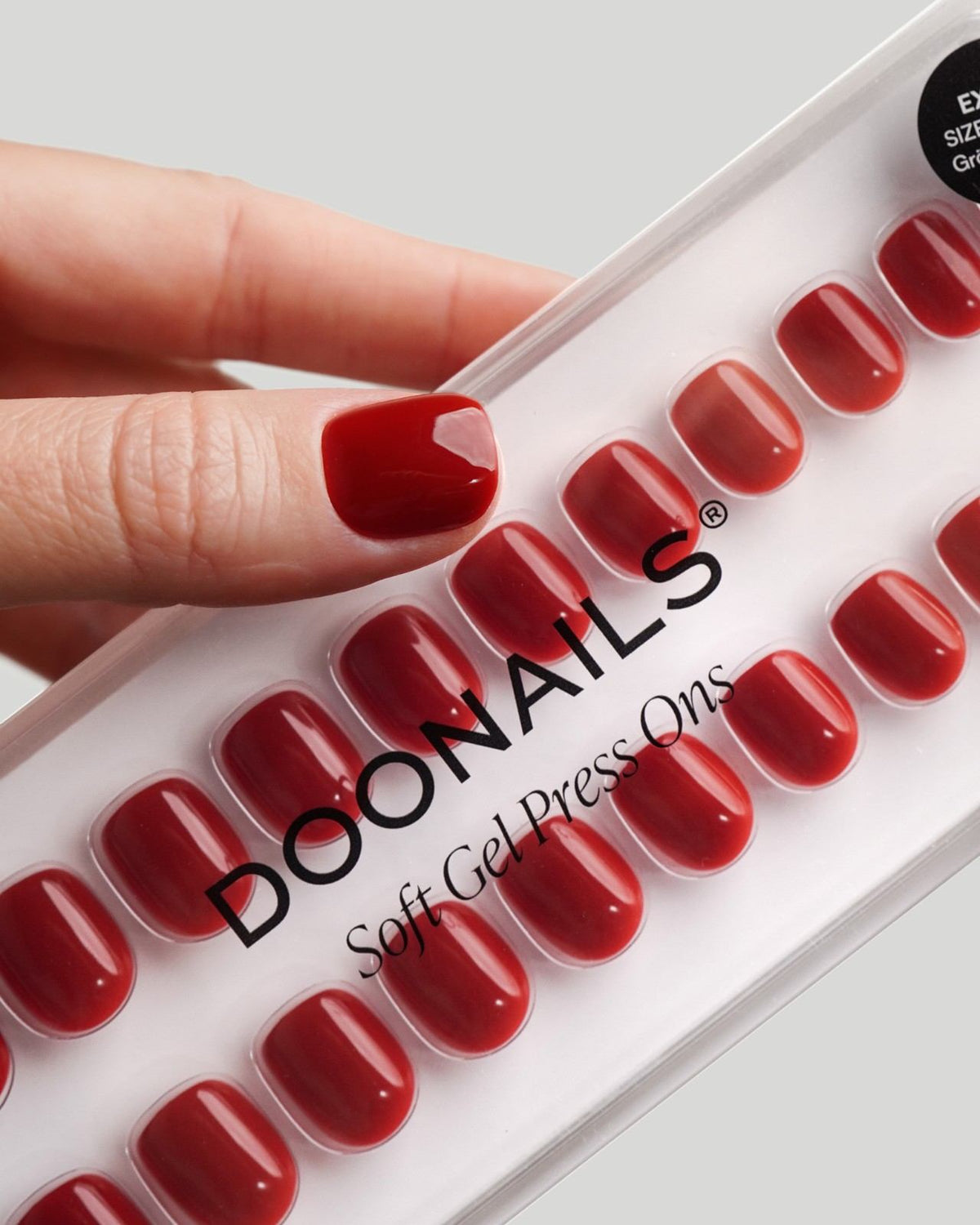 Mon Cheri Ultra Courte Carré Press On en Gel Souple