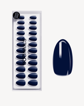 Ocean Short Almond Soft Gel Press Ons Doonails