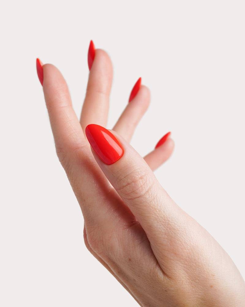 Press Ons en gel souple On Fire Courte Amande - Doonails France