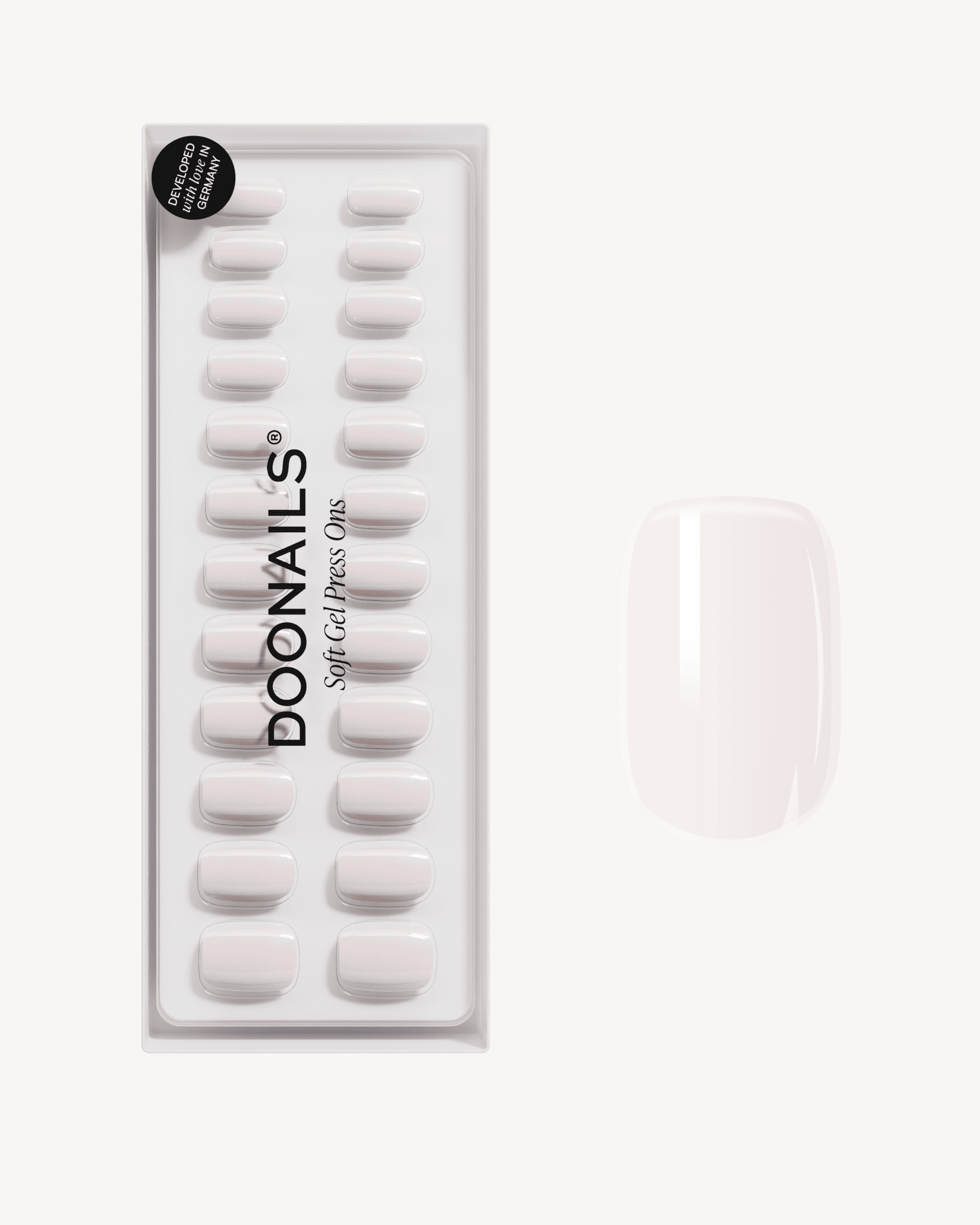 Pillow Talk Courte Carré Press On en Gel Souple