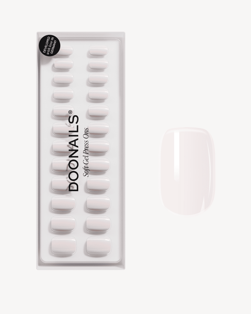 Pillow Talk Courte Carré Press On en Gel Souple