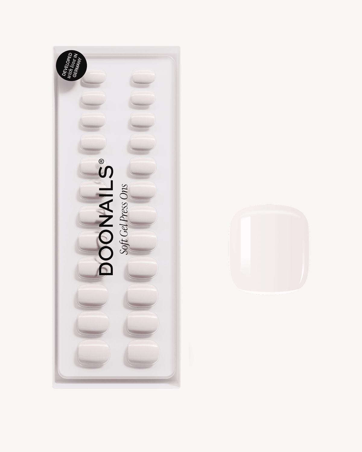 Pillow Talk Ultra Courte Carré Press On en Gel Souple