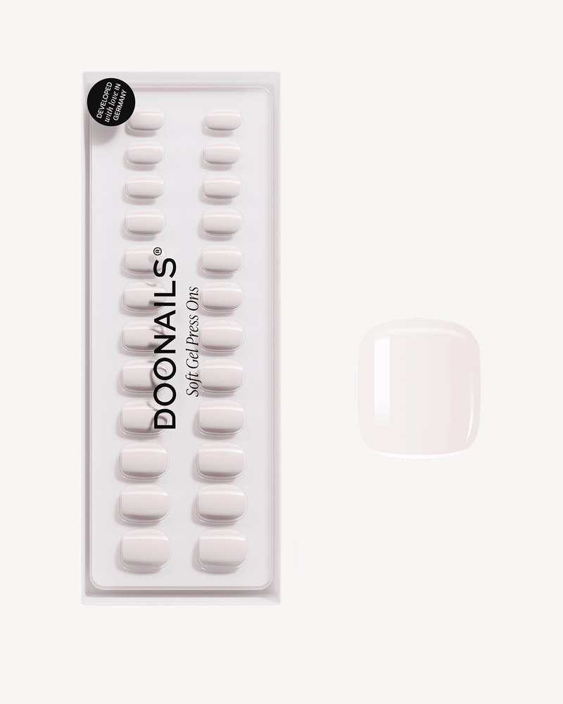 Pillow Talk Ultra Courte Carré Press On en Gel Souple