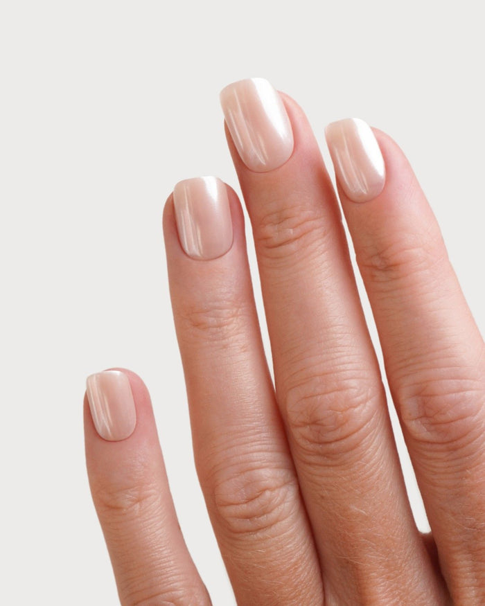 Prosecco Extra Courte Carré Press On en Gel Souple