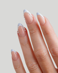 Royal French Courte Amande Press On en Gel Souple