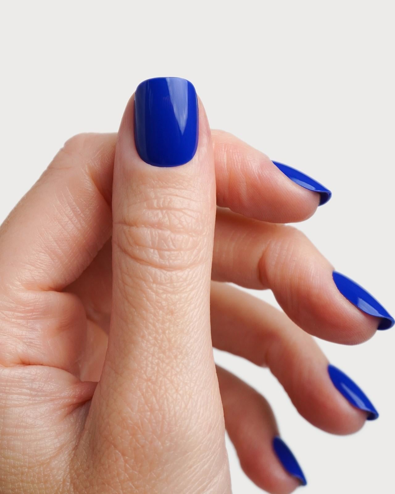 Santorini Extra Courte Carré Press On en Gel Souple