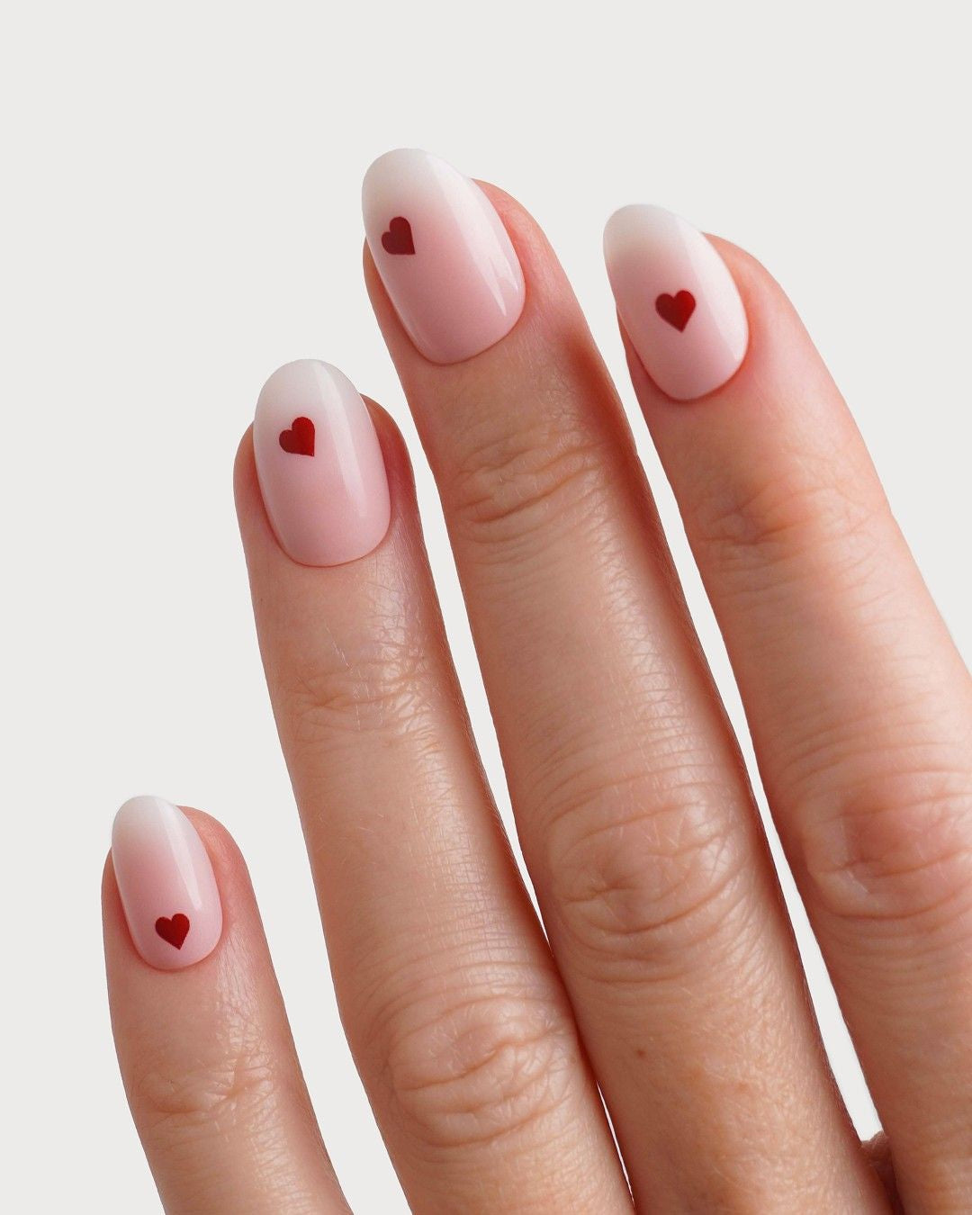 Secret Crush Courte Arrondie Press Ons en Gel Souple