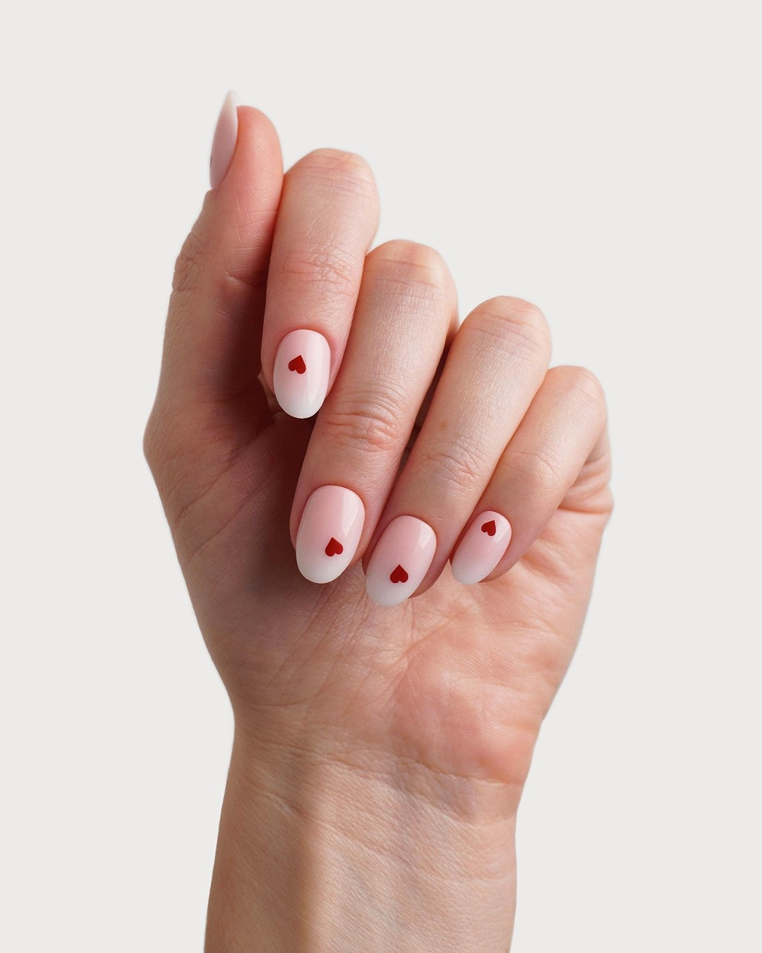 Secret Crush Courte Arrondie Press Ons en Gel Souple