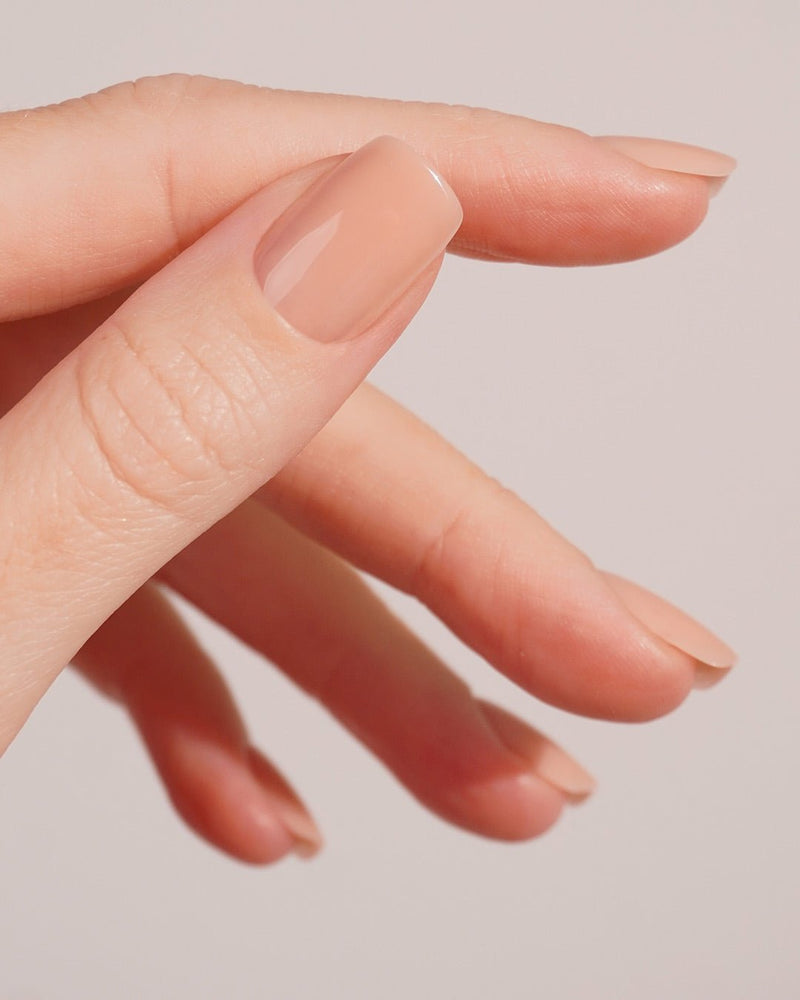 Press Ons en gel souple Latte Courte Carrée - Doonails France