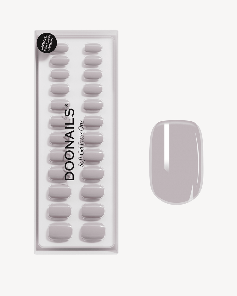Press Ons en gel souple Stone Courte Carré - Doonails France