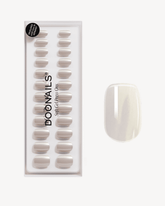 Toffee Courte Carré Press On en Gel SoupleDoonails