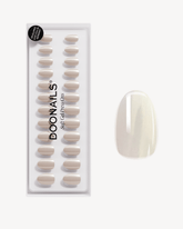 Toffee Courte Arrondie Press On en Gel SoupleDoonails