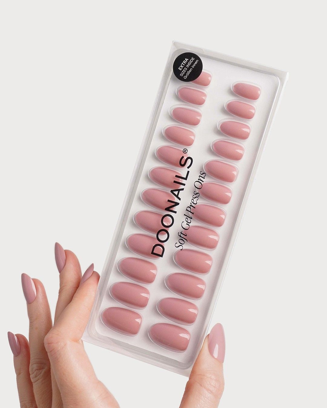 Valentine Crush Moyenne Arrondie Press Ons en Gel Souple