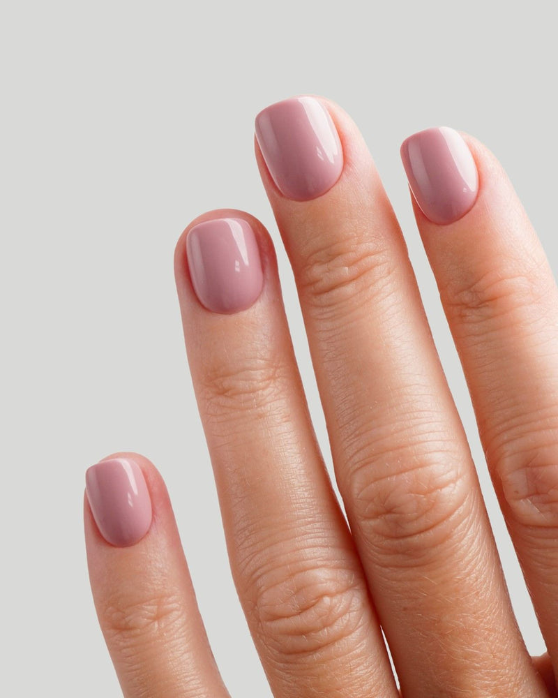 Valentine Crush Ultra Courte Carré Press On en Gel Souple
