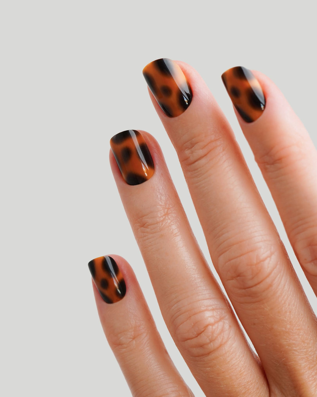 Wild Heart Extra Courte Carré Press On en Gel Souple