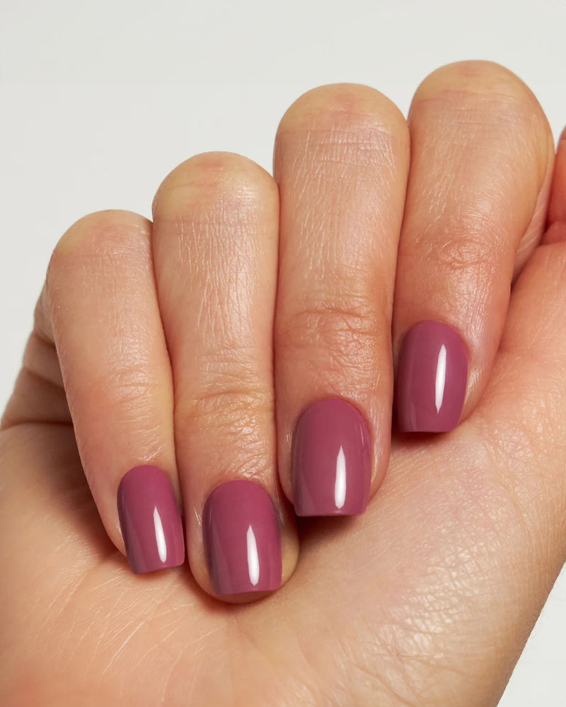 Press Ons en gel souple Bubblegum Courte Carré - Doonails France