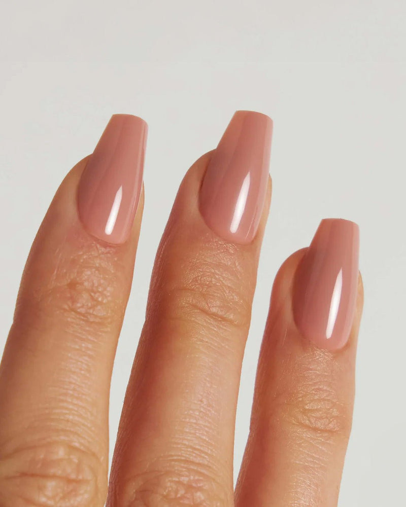 Press Ons en gel souple Espresso Courte Ballerine - Doonails France