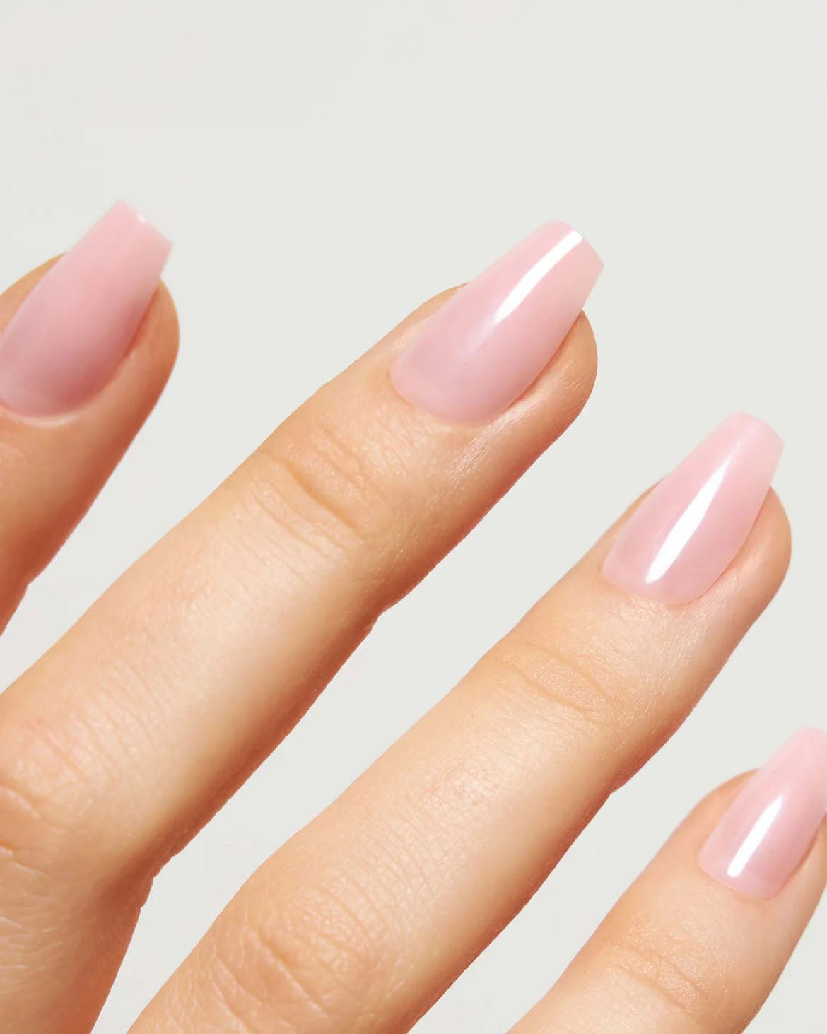 Jetset Courte Ballerine Press On en Gel Souple