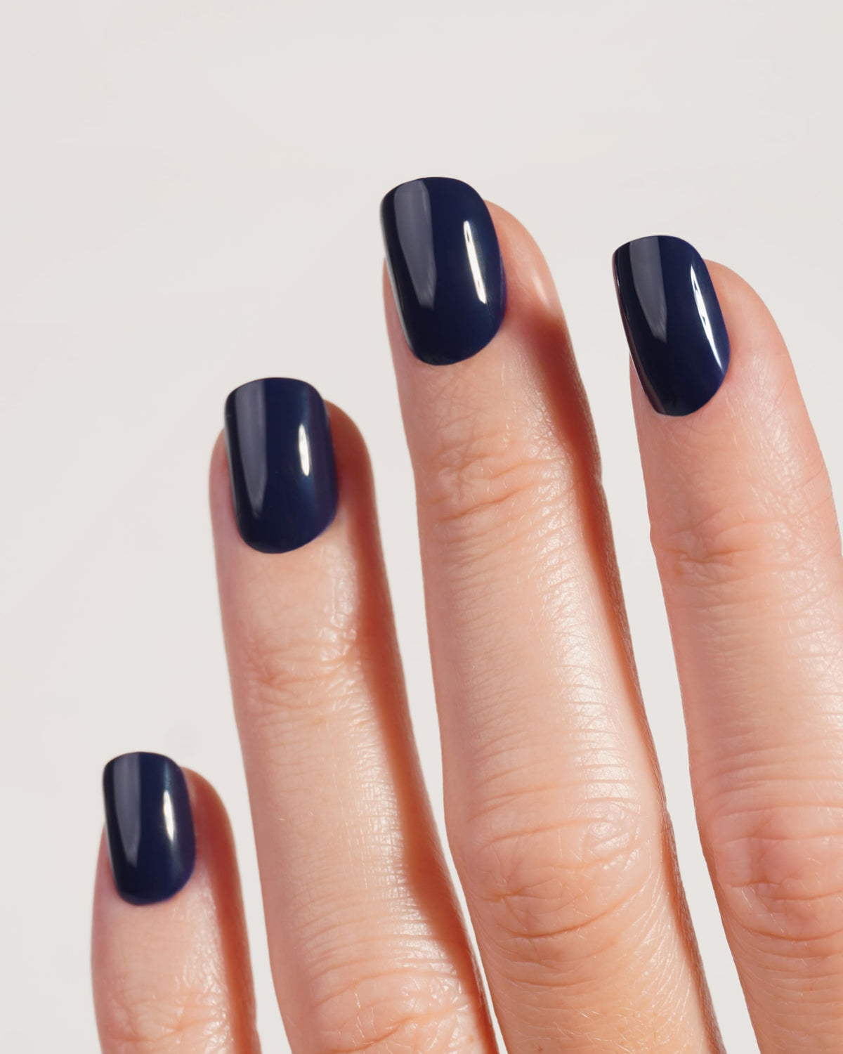 Ocean Extra Courte Carré Press On en Gel Souple