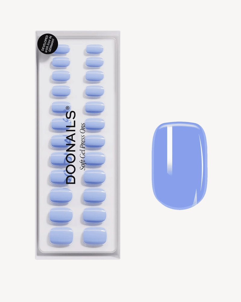 Press Ons en gel souple Paradise Courte Carré - Doonails France