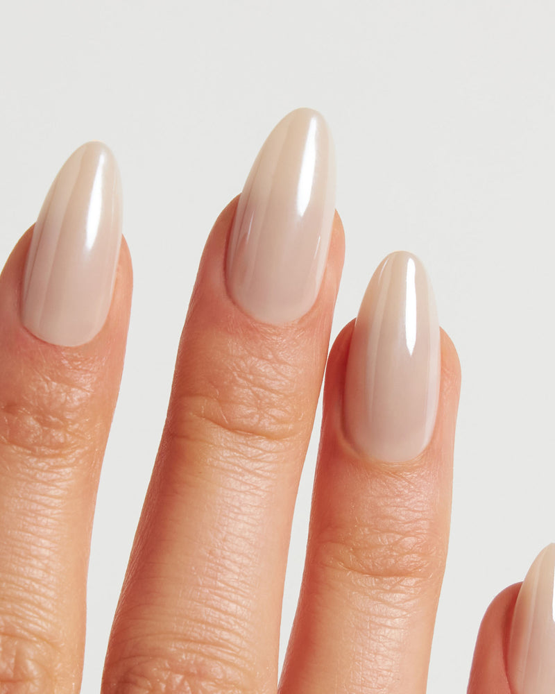 Press Ons en gel souple Toffee Forme Moyenne Amande - Doonails France