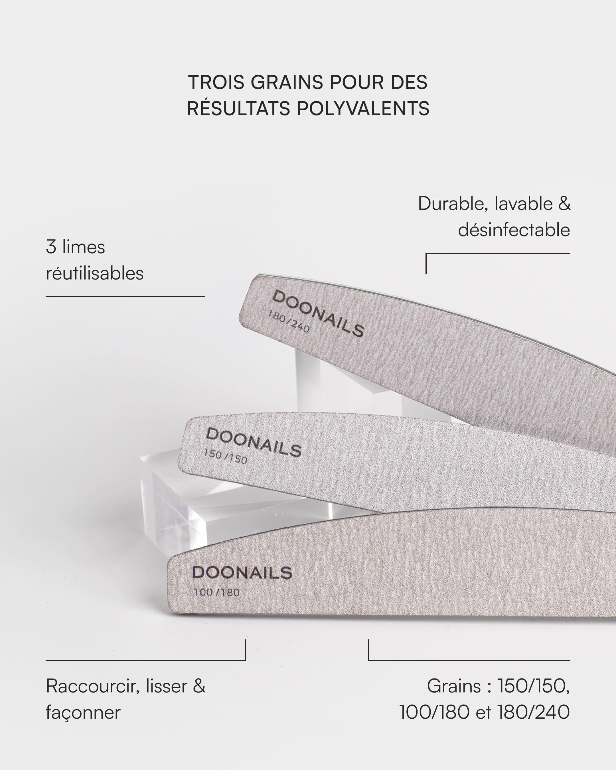 Kit de Limes Premium Demi-Lune